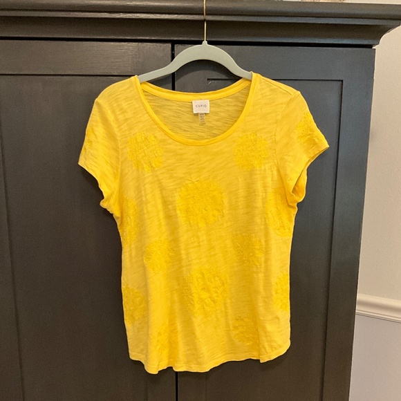 Cupio Tops - Cupio cute yellow medium T-shirt.